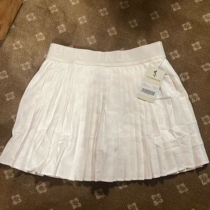 Tuckernuck White Quiet Print Tennis Skirt - NWT!